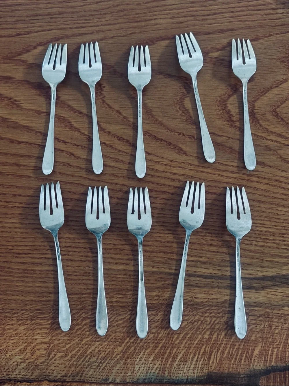 Vintage Gorham Silver Plated Flatware Invitation 1940 Set of 15 Forks